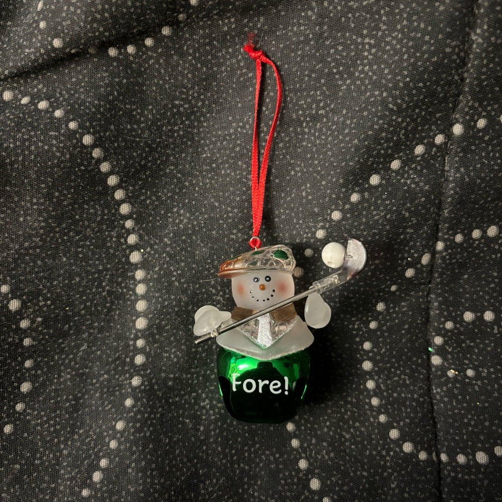 Jingle Buddies Snowman Golf Ornament